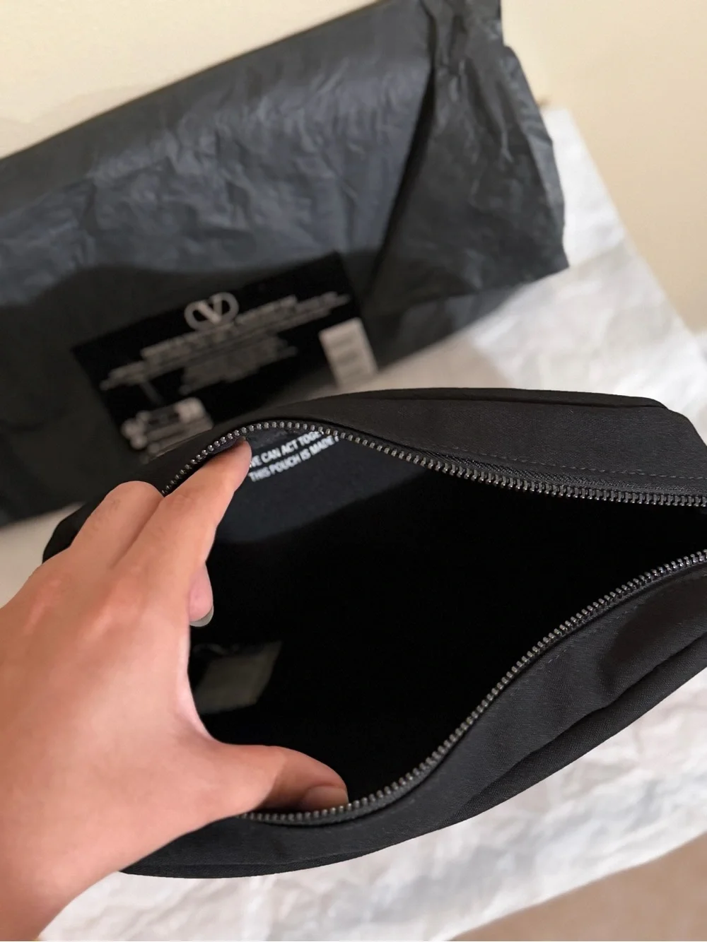 Valentino Garavani Black  Pouch